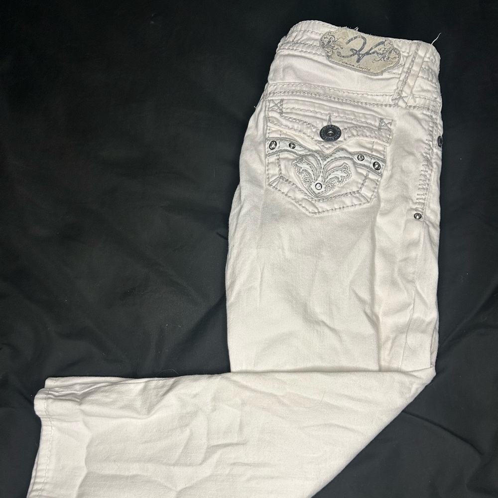 NYC Hydraulic White Capris